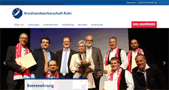 Desktop Screenshot of handwerk-ruhr.de